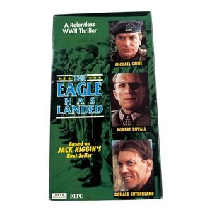 The Eagle Has Landed VHS Movie A Relentless WWII Thriller Based on Jack Higgins